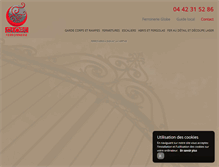 Tablet Screenshot of ferronnerieglobe.com
